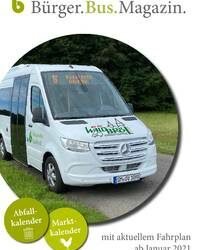 Neue Fahrplanbröschüre 2021 mit Marktkalender und Abfallkalender